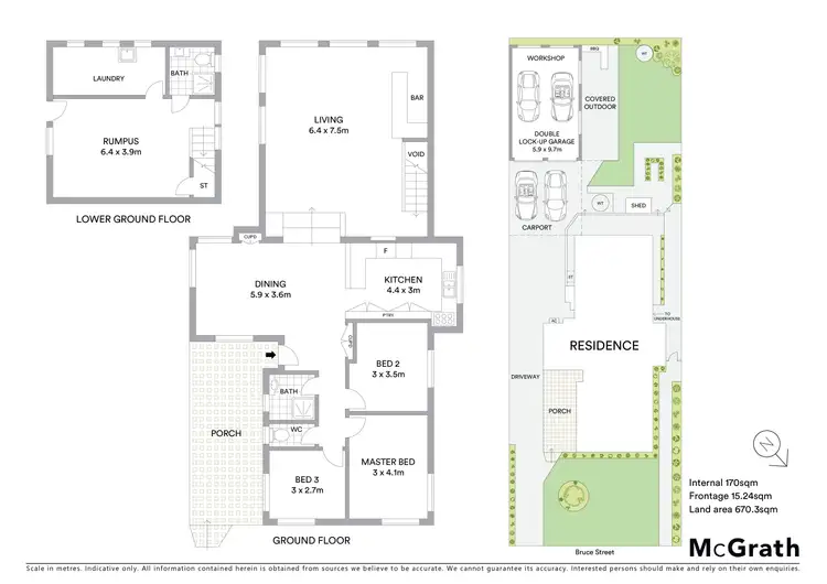 Floorplan of Homely house listing, 34 Bruce Street, Ryde NSW 2112