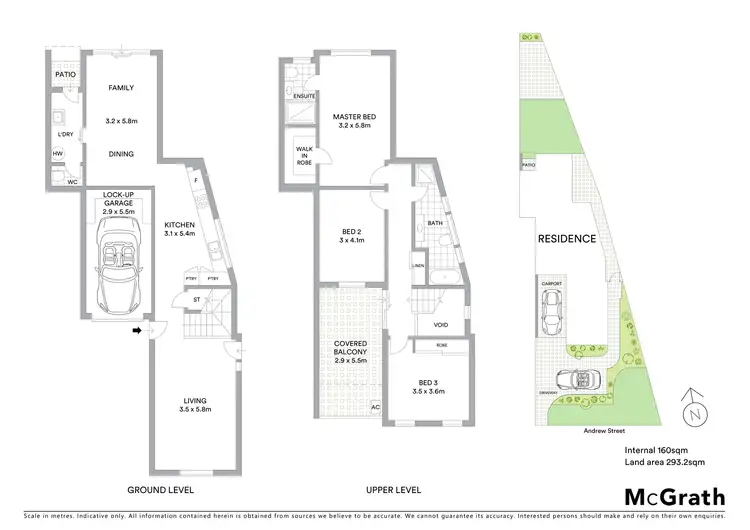 Floorplan of Homely semi-detached listing, 1B Andrew Street, West Ryde NSW 2114