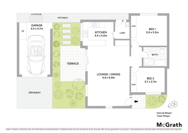 Floorplan of Homely villa listing, 5/262 Quarry Road, Ryde NSW 2112