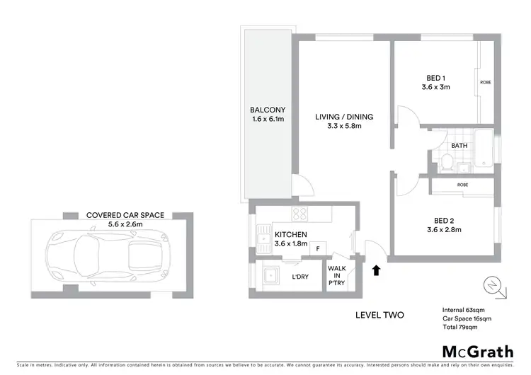 Floorplan of Homely apartment listing, 10/820 Victoria Road, Ryde NSW 2112