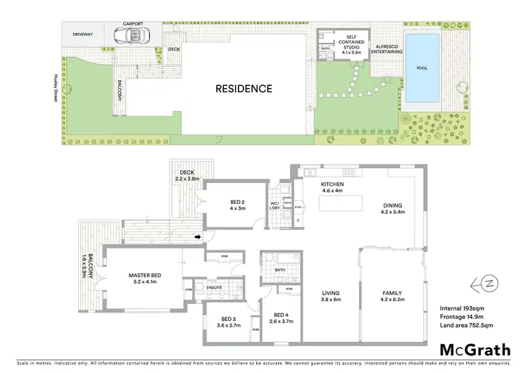 Floorplan of Homely house listing, 16 Huxley Street, West Ryde NSW 2114