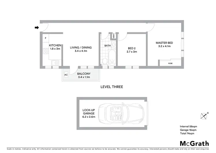 Floorplan of Homely apartment listing, 10/12 Curzon Street, Ryde NSW 2112