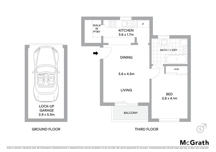 Floorplan of Homely unit listing, 15/2 William Street, Ryde NSW 2112