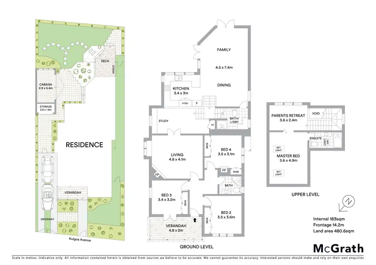 Floorplan of Homely house listing, 37 Kulgoa Avenue, Ryde NSW 2112