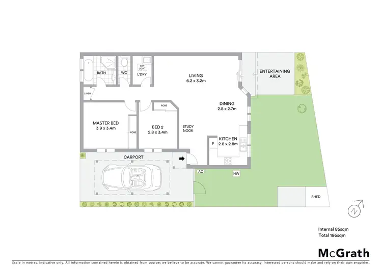 Floorplan of Homely villa listing, 8/501 Blaxland Road, Denistone East NSW 2112