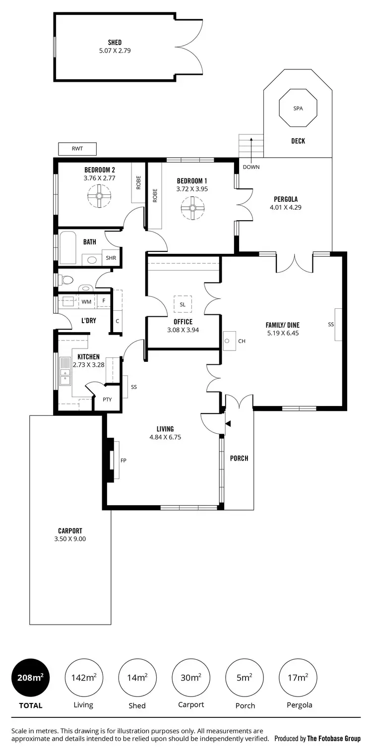 Floorplan of Homely house listing, 25 Lancelot Avenue, Hazelwood Park SA 5066