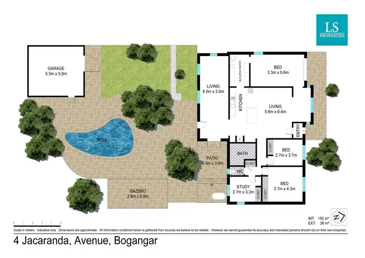 Floorplan of Homely house listing, 4 Jacaranda Avenue, Bogangar NSW 2488
