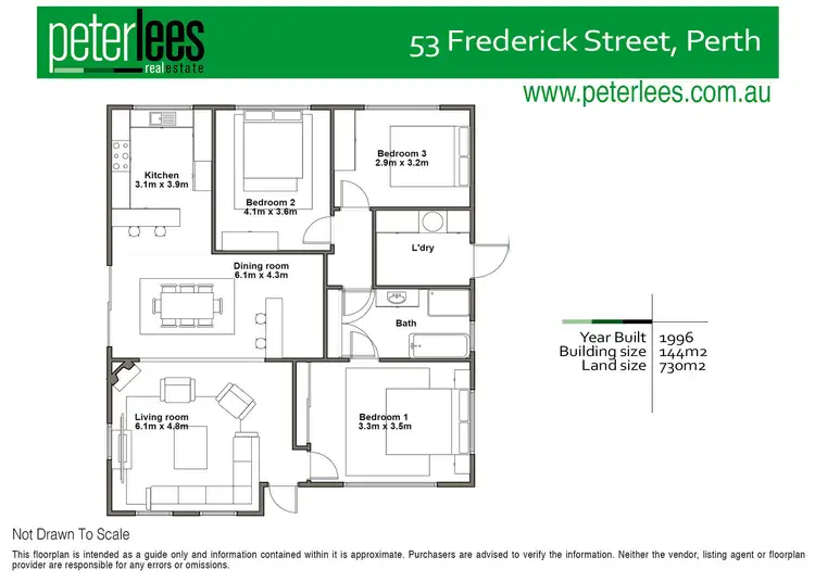 Floorplan of Homely house listing, 53 Frederick Street, Perth TAS 7300