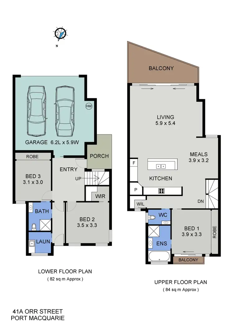 Floorplan of Homely house listing, 41a Orr Street, Port Macquarie NSW 2444