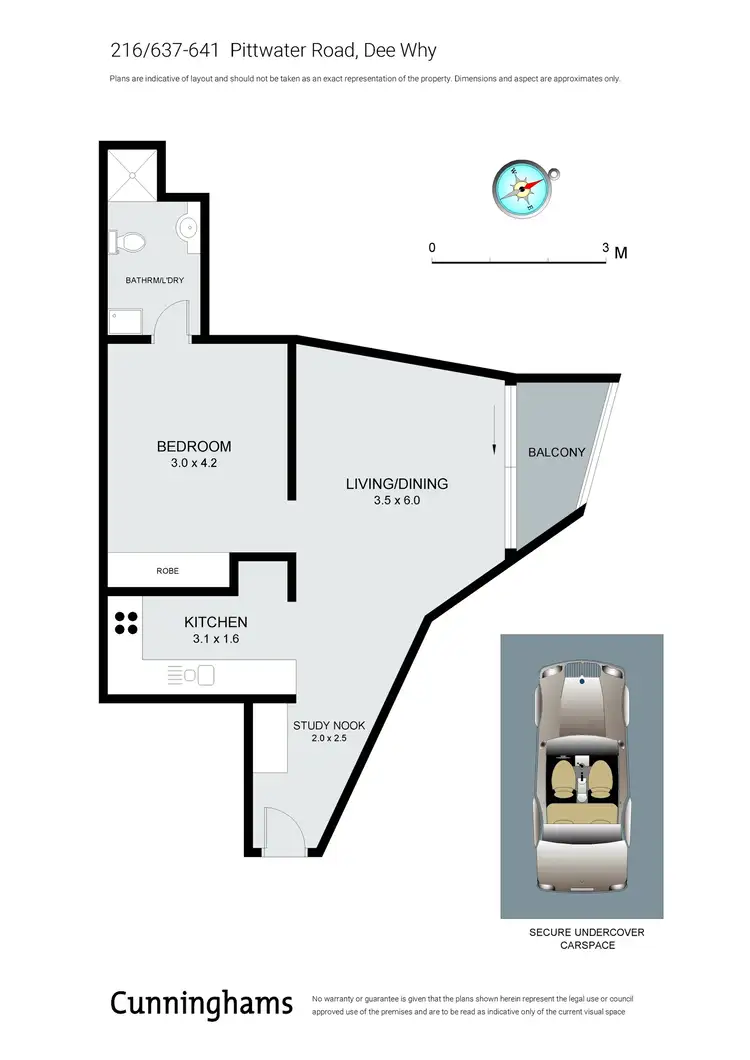 Floorplan of Homely apartment listing, 216/637 Pittwater Road, Dee Why NSW 2099