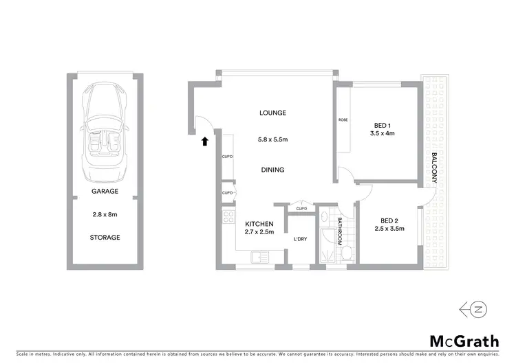 Floorplan of Homely apartment listing, 3/149 Oaks Avenue, Dee Why NSW 2099