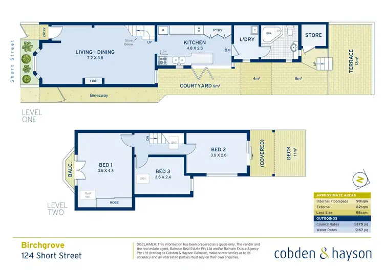 Floorplan of Homely house listing, 124 Short Street, Birchgrove NSW 2041