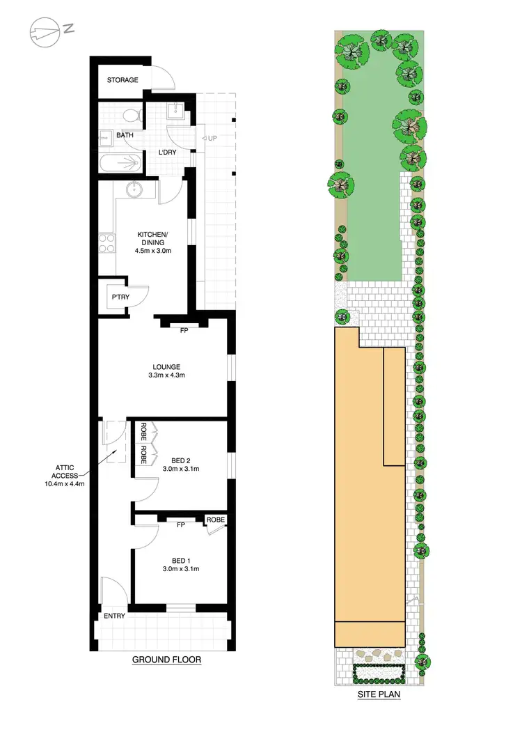 Floorplan of Homely house listing, 26 Allans Avenue, Petersham NSW 2049