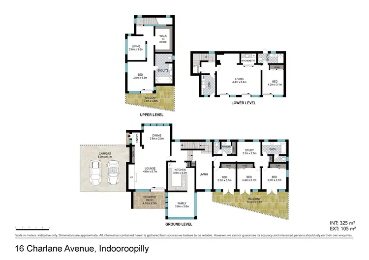 Floorplan of Homely house listing, 16 Charlane Avenue, Indooroopilly QLD 4068