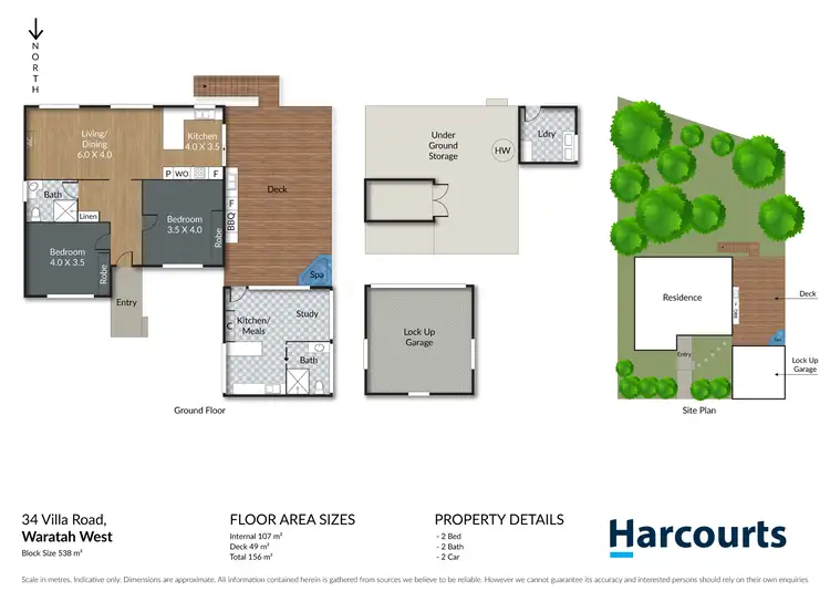 Floorplan of Homely house listing, 34 Villa Road, Waratah West NSW 2298