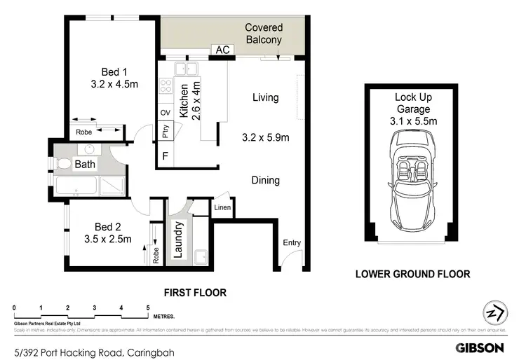 Floorplan of Homely apartment listing, 5/392 Port Hacking Road, Caringbah NSW 2229