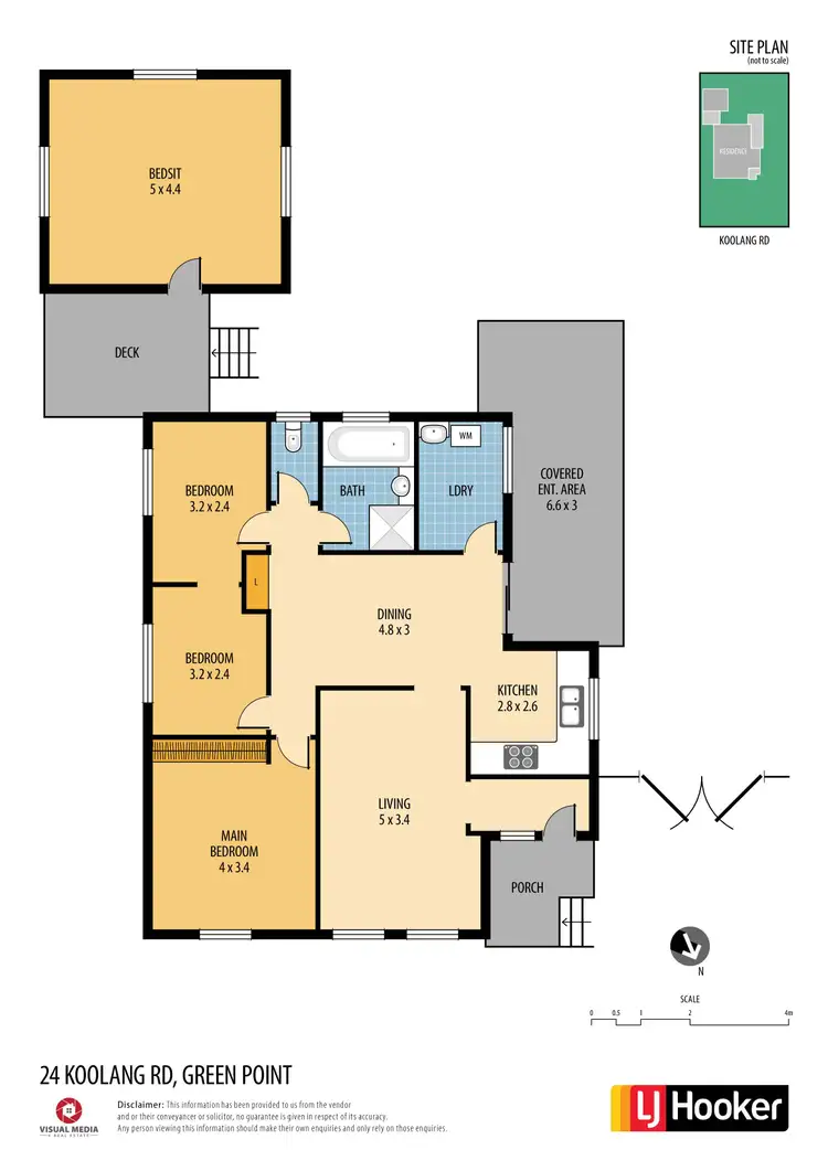 Floorplan of Homely house listing, 24 Koolang Road, Green Point NSW 2251