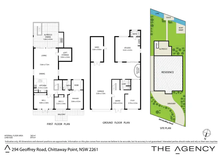 Floorplan of Homely house listing, 294 Geoffrey Road, Chittaway Point NSW 2261