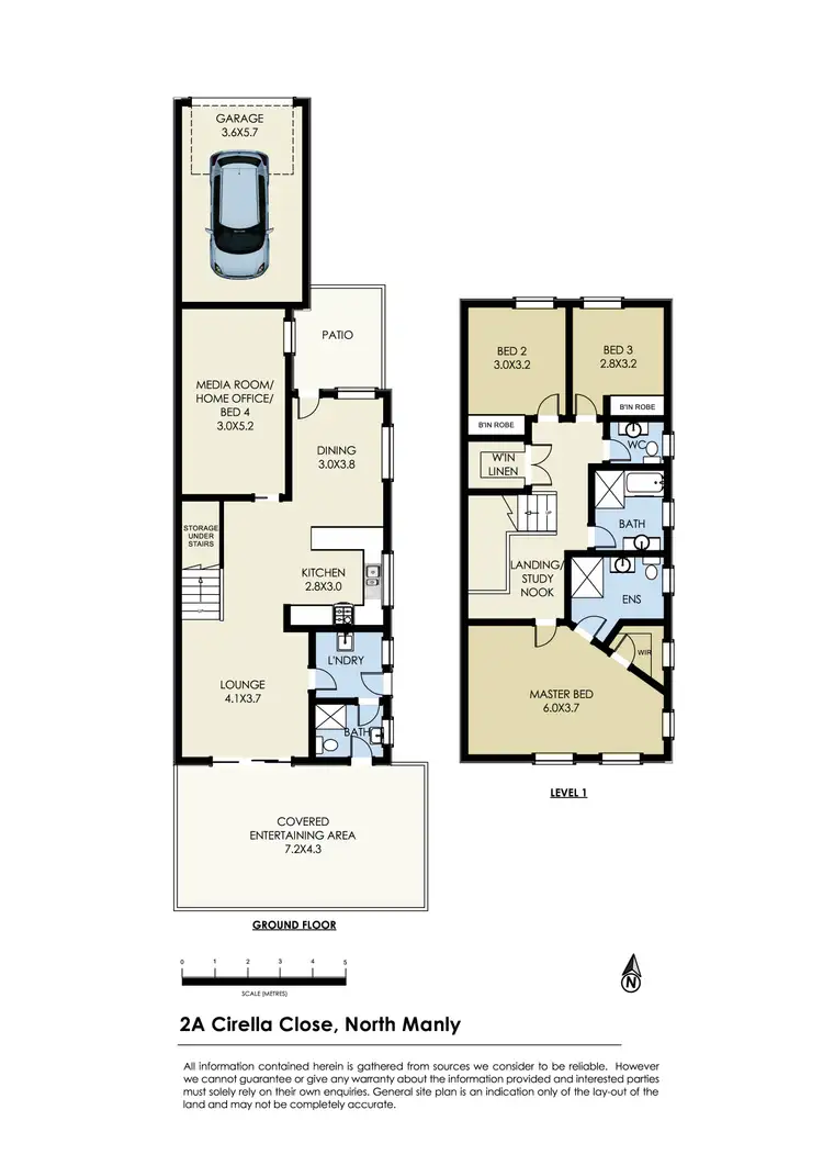 Floorplan of Homely house listing, 2A Cirella Close, North Manly NSW 2100