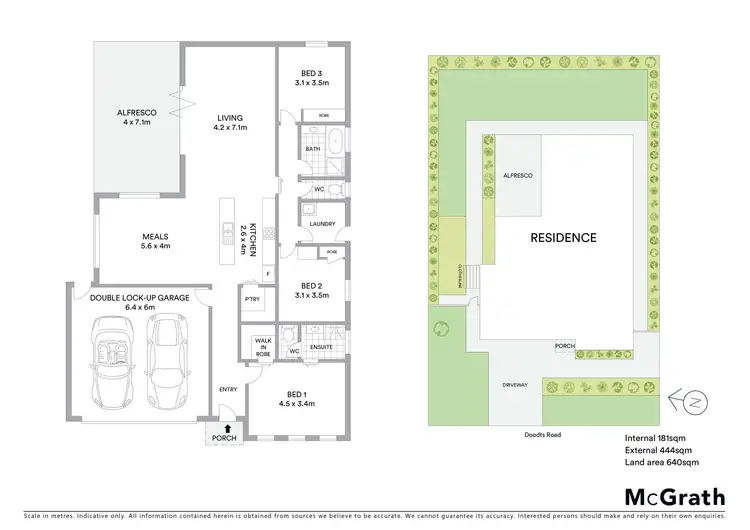 Floorplan of Homely house listing, 124 Doodts Road, Nerrina VIC 3350