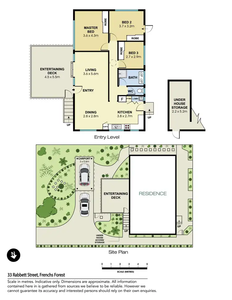 Floorplan of Homely house listing, 33 Rabbett Street, Frenchs Forest NSW 2086