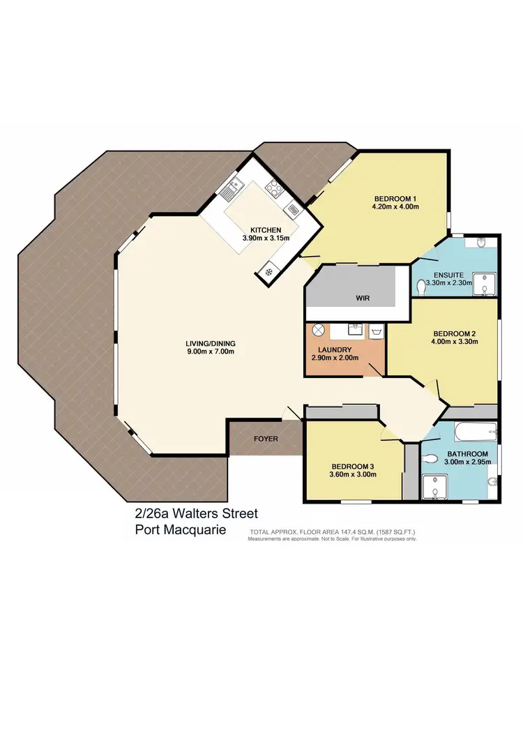 Floorplan of Homely unit listing, 2/26A Warlters Street, Port Macquarie NSW 2444