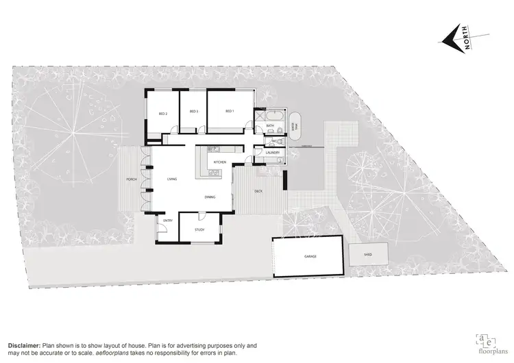 Floorplan of Homely house listing, 3 Logan Street, Narrabundah ACT 2604