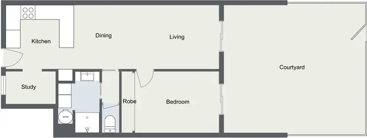 Floorplan of Homely unit listing, 49/193 Mouat Street, Lyneham ACT 2602
