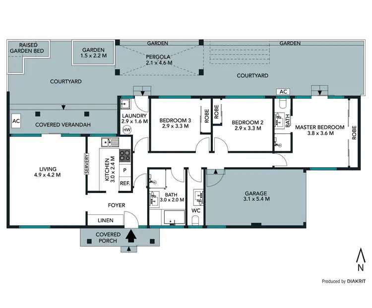 Floorplan of Homely villa listing, 2/152 Alfred Street, Sans Souci NSW 2219