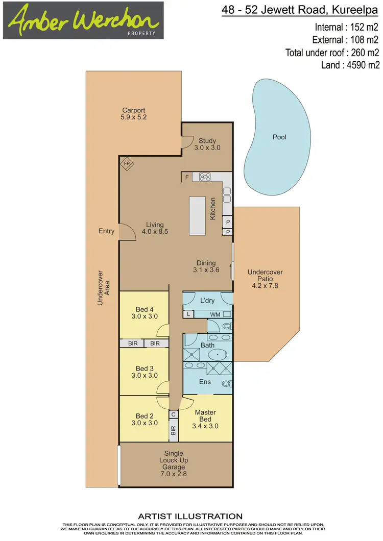 Floorplan of Homely house listing, 48-52 Jewett Road, Kureelpa QLD 4560