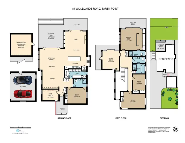 Floorplan of Homely house listing, 84 Woodlands Road, Taren Point NSW 2229