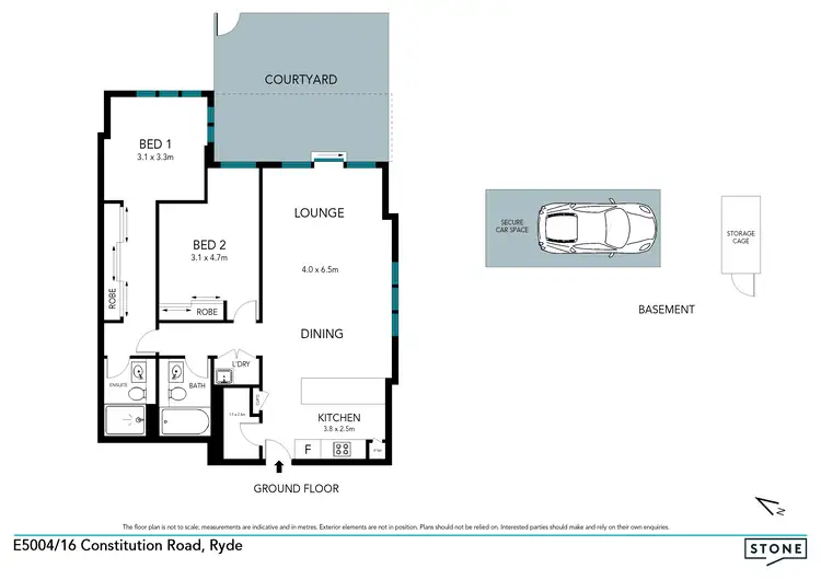 Floorplan of Homely apartment listing, E5004/16 Constitution Road, Ryde NSW 2112