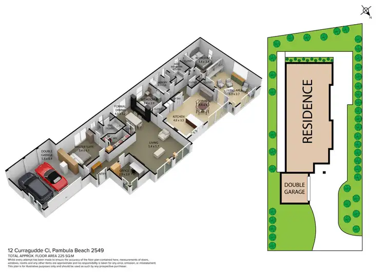 Floorplan of Homely house listing, 12 Curragudde Close, Pambula Beach NSW 2549