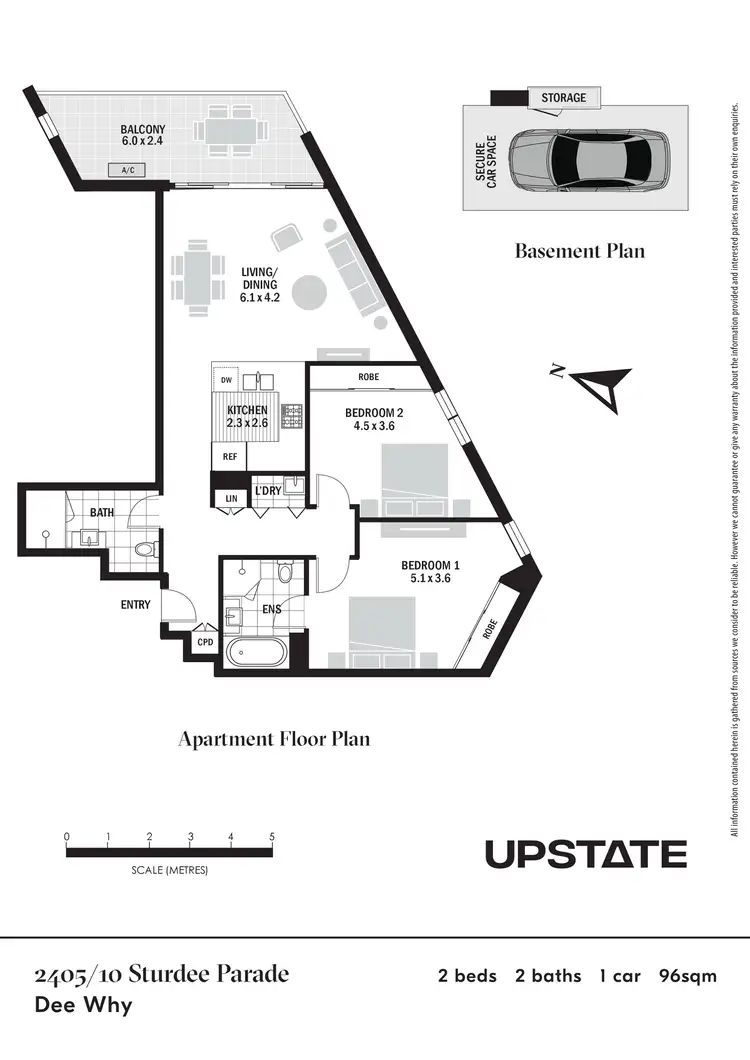 Floorplan of Homely apartment listing, 2405/10 Sturdee Parade, Dee Why NSW 2099