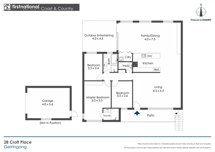 Floorplan of Homely house listing, 28 Croft Place, Gerringong NSW 2534