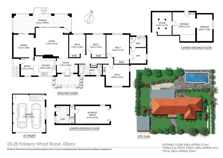 Floorplan of Homely house listing, 23-25 Fiddens Wharf Road, Killara NSW 2071