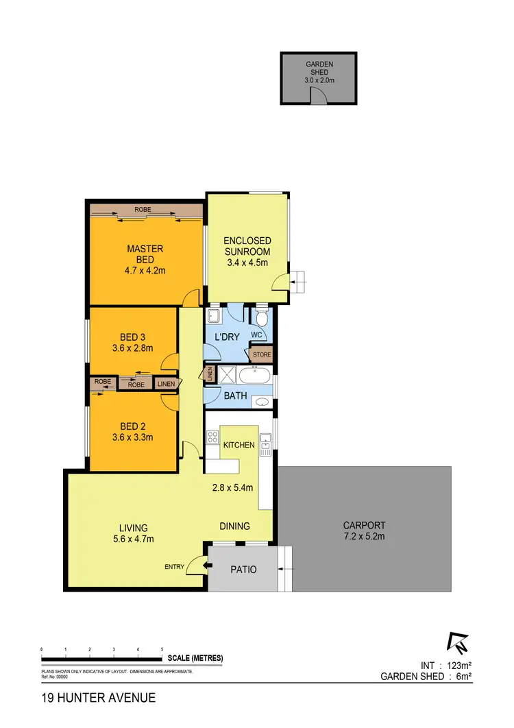 Floorplan of Homely house listing, 19 Hunter Avenue, California Gully VIC 3556