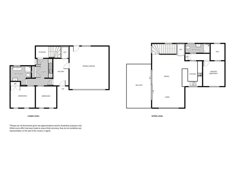 Floorplan of Homely townhouse listing, 1/3 Little Lake Crescent, Warilla NSW 2528