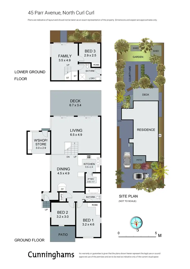 Floorplan of Homely house listing, 45 Parr Avenue, North Curl Curl NSW 2099