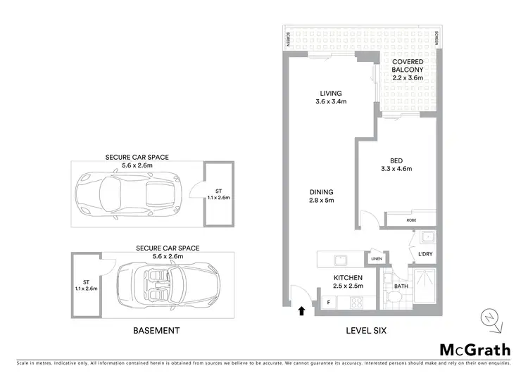 Floorplan of Homely unit listing, 615/14 Baywater Drive, Wentworth Point NSW 2127