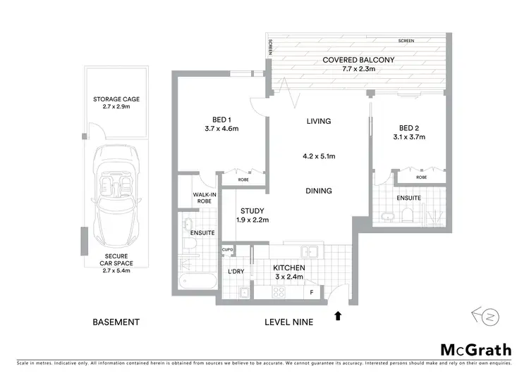 Floorplan of Homely apartment listing, 905/3 Sterling Circuit, Camperdown NSW 2050