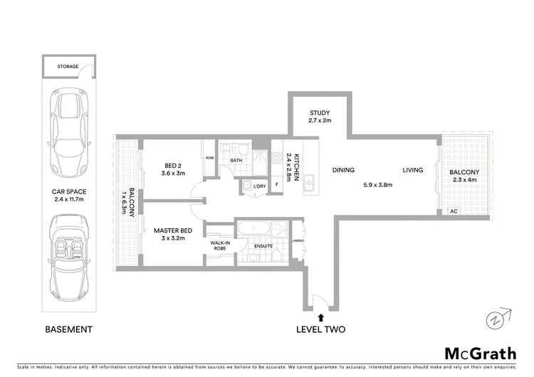 Floorplan of Homely unit listing, 217/6 Baywater Drive, Wentworth Point NSW 2127