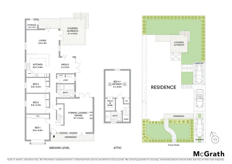 Floorplan of Homely house listing, 1A Crane Avenue, Haberfield NSW 2045