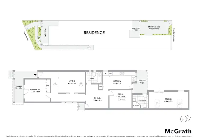 Floorplan of Homely house listing, 51 Albert Street, Leichhardt NSW 2040