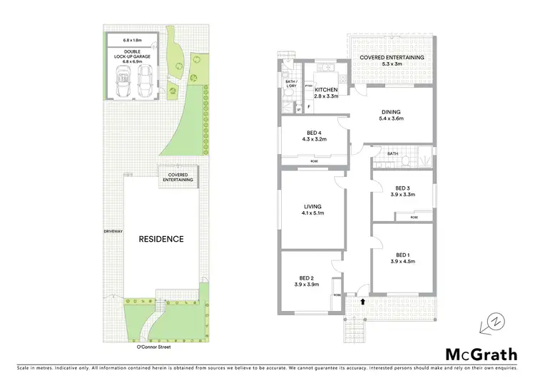 Floorplan of Homely house listing, 3 O'Connor Street, Haberfield NSW 2045