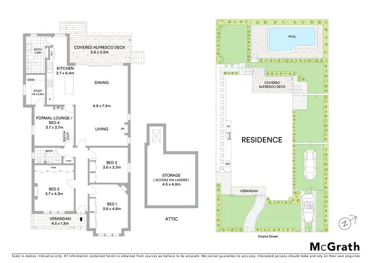 Floorplan of Homely house listing, 58 Empire Street, Haberfield NSW 2045