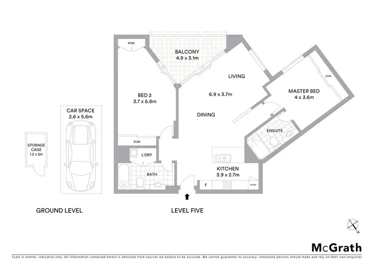 Floorplan of Homely unit listing, 546/46 Baywater Drive, Wentworth Point NSW 2127