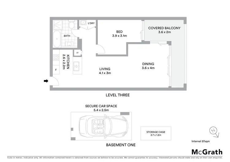 Floorplan of Homely apartment listing, 326/45 Amalfi Drive, Wentworth Point NSW 2127