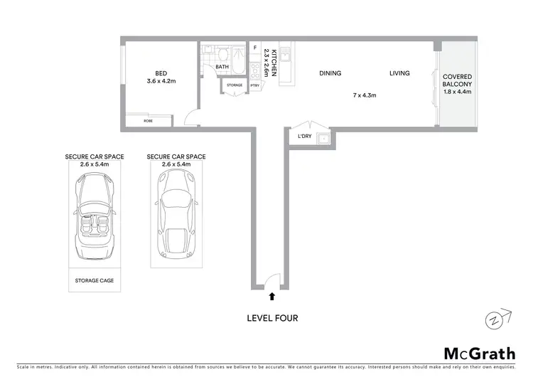 Floorplan of Homely apartment listing, 402/3 Waterways Street, Wentworth Point NSW 2127