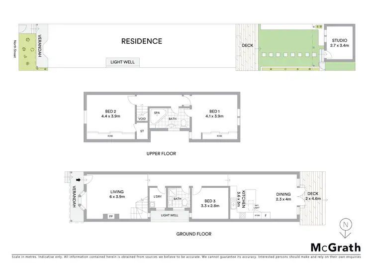 Floorplan of Homely house listing, 6 North Street, Leichhardt NSW 2040